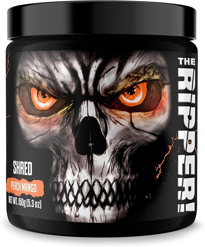 JNX SPORTS The Ripper! Fat Burner Pre Workout for Men &amp Women – Thermogenic Fat Burning Powder &amp Appetite Suppressant Boost Energy &amp Endurance – Peach Mango 30 Servings