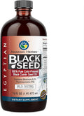 Amazing Herbs Egyptian Black Seed Oil - Gluten Free Non GMO Cold Pressed Nigella Sativa Aids in Digestive Health Immune Support Brain Function Mild Flavor - 16 Fl Oz
