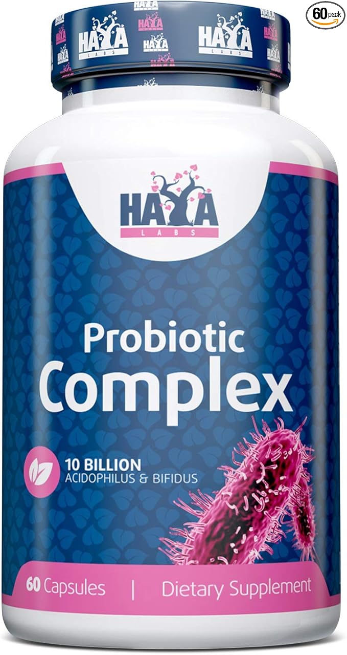 10 Billion Acidophilus &amp Bifidus Probiotic Complex / 60caps.