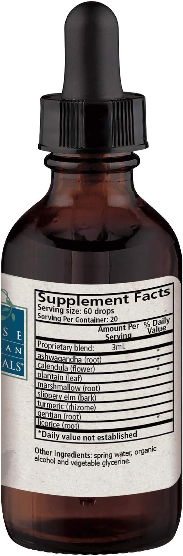 Wise Woman Herbals – GI Integrity 2 fl oz – Liquid Herbal Extract – Supports Healthy Tissue of GI Tract Normal Digestive Function Promotes Healthy Metabolism (2 oz)