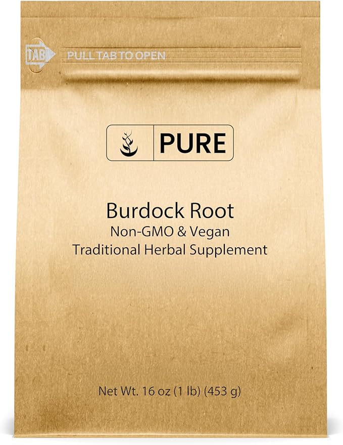 Pure Original Ingredients Burdock Root Extract (1lb) Lab-Verified Non-GMO