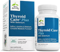 Terry Naturally Thyroid Care Plus - Supplement to Aid Thyroid - Dietary Supplement for Energy &amp Healthy Hair Support - Supplement with L-Tyrosine &amp Selenium - 120 Capsules