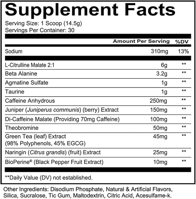 REDCON1 Pre Workout for Men &amp Women - Total War - All-in-One Preworkout with Beta Alanine &amp Citruline Malate to Support Energy &amp Endurance - Prime Time Punch (30 Servings)