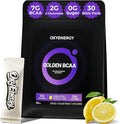 OxyEnergy BCAA 2:1:1 Powder 7g BCAAs and 2g L-Glutamine Taurine for Muscle Recovery Increased Endurance Perfect Amino Aicds for Pre &amp Post Workout Recovery Sugar Free Lemon 30 Stick Pack