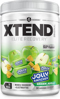 Xtend Original BCAA Powder 7g BCAAs and 2.5g L-Glutamine for Muscle Recovery Hydration and Lean Muscle Sugar Free Intra and Post Workout Drink with Green Apple Jolly Rancher 30 Servings