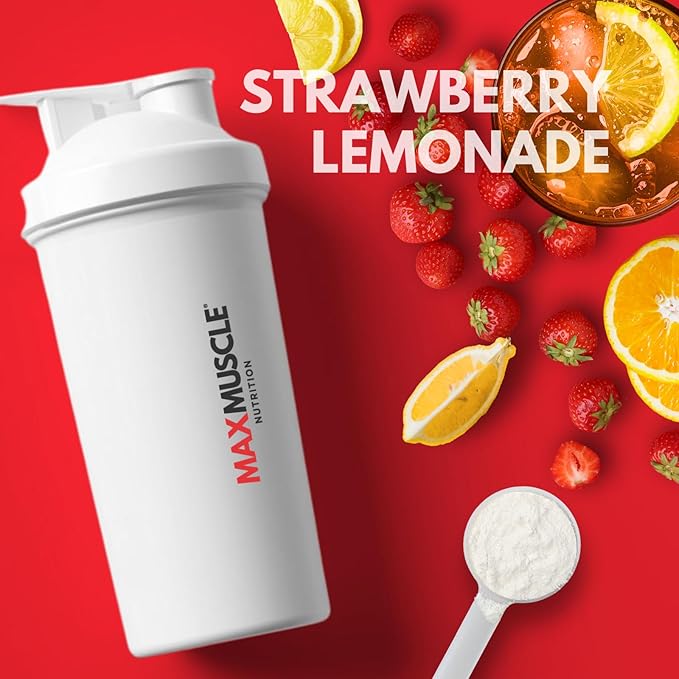 Max Muscle Pro BCAA Aminos for The Relentless 7G BCAA Post Workout Muscle Recovery (Strawberry Lemonade)