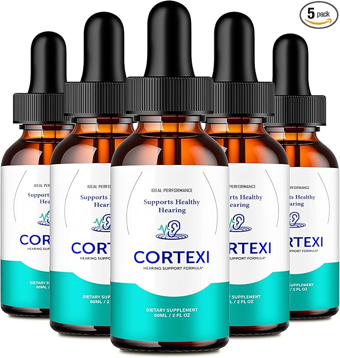 IDEAL PERFORMANCE Cortexi Tinnitus Relief for Ringing Ears Drops - Cortexi Hearing Support Supplement Liquid Drops - Maximum Strength CortexiDrops Supports Healthy Hearing Reviews (5 Pack)
