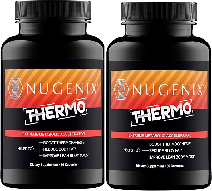Nugenix Thermo - Thermogenic Fat Burner Supplement Pills for Men Extreme Metabolic Accelerator 120 Count
