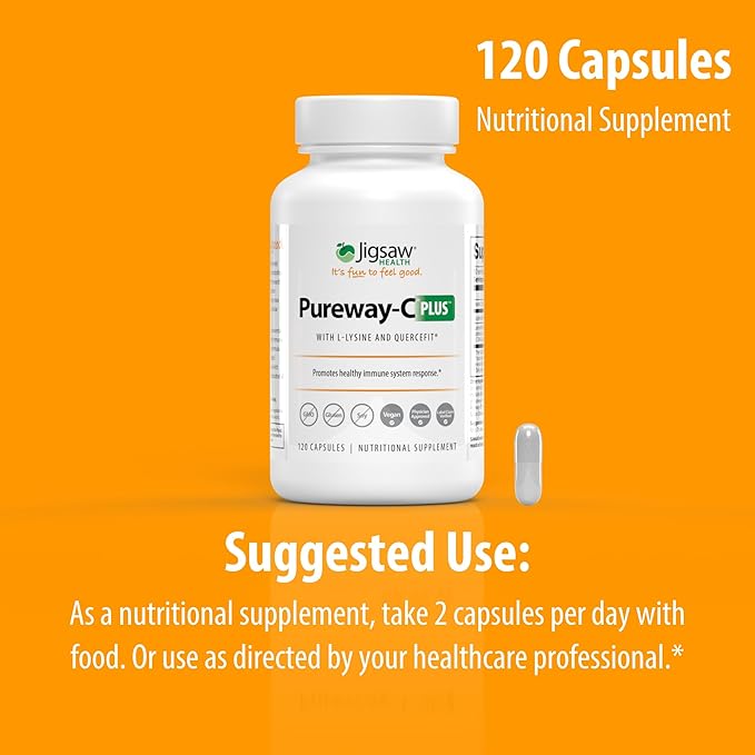 Jigsaw Health Bundle | Alaskan Cod Liver Oil 180 Softgels and Pureway-C Plus 120 Capsules