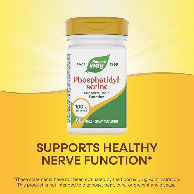 Nature's Way Phosphatidylserine Supports Brain Function* 60 Softgels