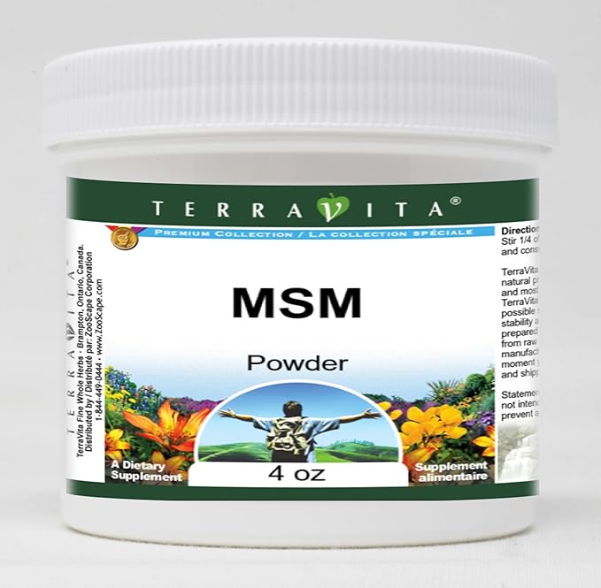 Terravita MSM Powder (4 oz ZIN: 510650) - 3 Pack
