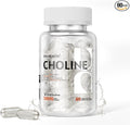 UniHealth® Choline 500 mg with VitaCholine® 60-Day Supply Liquid Vegan Capsules for Prenatal Choline Supplement Brain Health Cognitive Performance &amp Liver Support Non-GMO Gluten-Free USA Ma