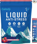 Liquid Anti Stress Cortisol | Liquid Magnesium Drink Cortisol | L-Theanine Ashwagandha Magnesium Ashwagandha | 20 Packets | Sugar Free