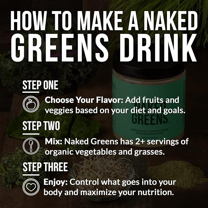 NAKED Colostrum &amp Super Greens Bundle – Grass-Fed Bovine Colostrum + Organic Greens with Prebiotics &amp Probiotics - Gut Skin Recovery &amp Immune Support