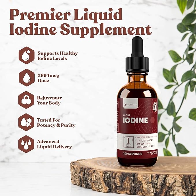 Active Iodine - Nascent Iodine Drops - Liquid Delivery for Better Absorption - Supports Healthy Energy Levels and Vitality (3)