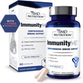 1MD Nutrition ImmunityMD - Immune Health Probiotic | Potent Doctor-Selected Probiotic Strains with Prebiotic - Promote Overall Immune System Strength Reduce Everyday Stress | 60 Capsules