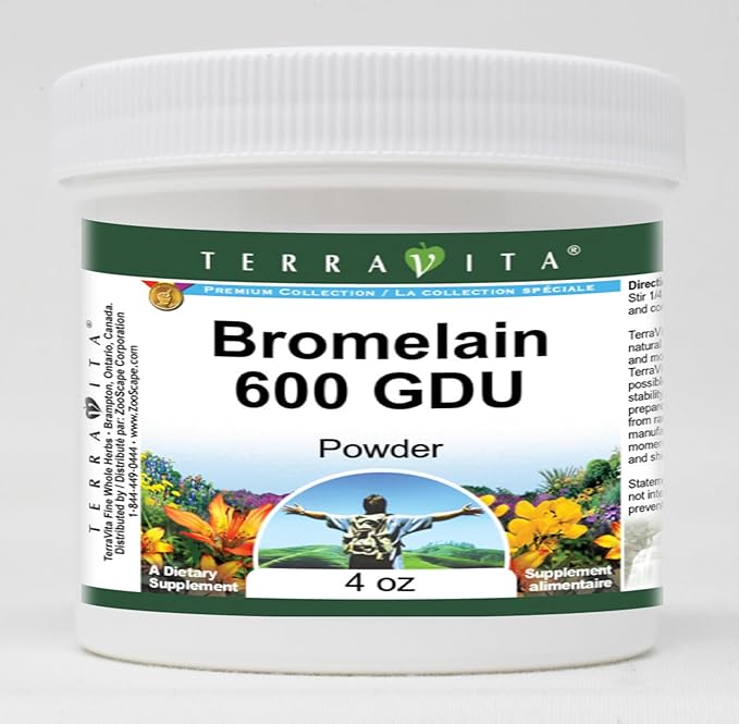 Bromelain 600 GDU Powder (4 oz ZIN: 519508) - 3 Pack