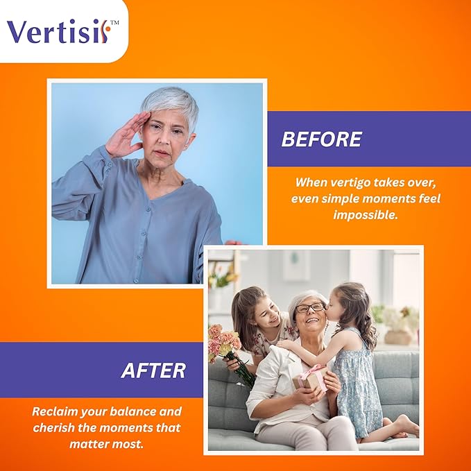 Eradicate Vertigo with Vertisil Real Medicine (60 Capsules) 2 Bottle by Scientific Health