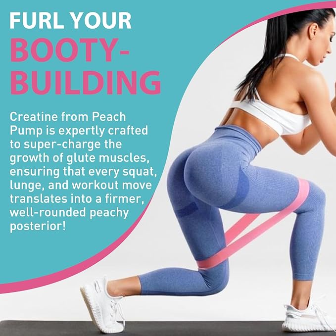 Creatine for Women Creatine Monohydrate Gummies - No Bloating - Pre and Post Workout Chewables Supplement with Taurine &amp B6 - for Recovery Strength Energy &amp Booty Performance 60 Counts