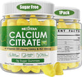 Calcium Citrate Gummies 1200mg with Vitamin D3 K2 Chewable Calcium Supplements for Women &amp Men High Potency Support B0ne Te*th Strength &amp Immune Health Mango Flavor Non-GMO Sugar Free