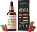Vitamin B Complex for Men &amp Women - Riboflavin B2 B3 B5 B6 B12 | B-Complex Supplement - Nerve Pain Energy Brain &amp Heart Support - Made in USA 60 Servings