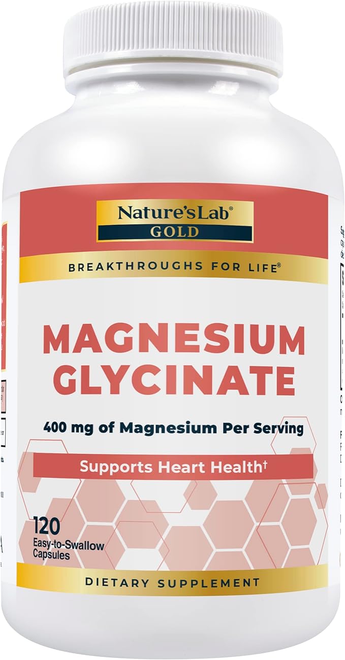 Nature's Lab Gold CoQ10 + Alpha Lipoic Acid + Acetyl L-Carntine HCL + Magnesium Glycinate 400mg