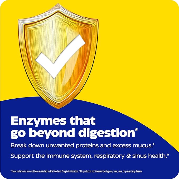 Enzymedica Immune Defense Extra Strength Proteolytic Enzymes for 2X Immune &amp Respiratory Support 90 Count