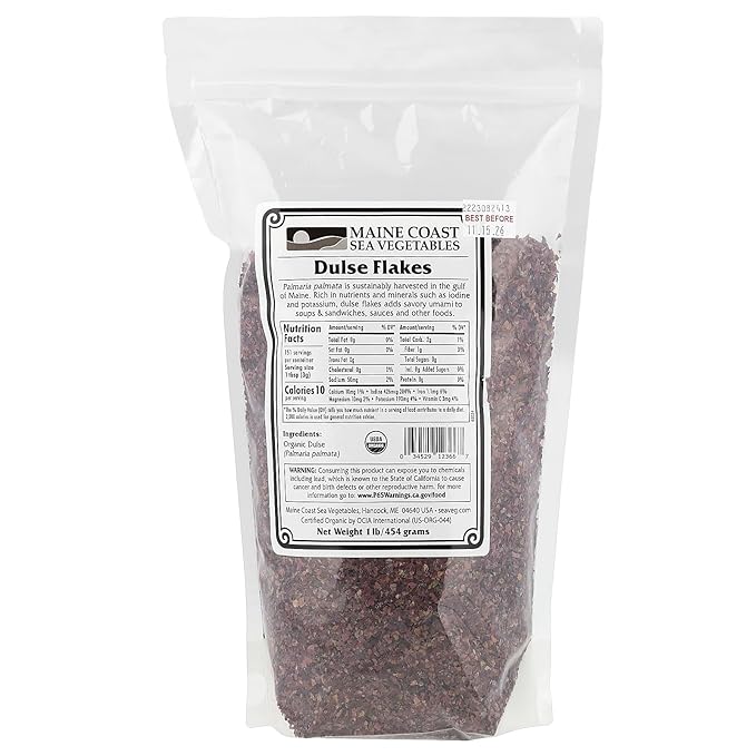 Maine Coast Sea Vegetables Dulse Flakes 1 lb (454 g)