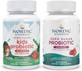 Nordic Naturals Vegan Probiotic Gummies Bundle - Zero Sugar Kids Probiotic Gummies - Strawberry Watermelon Flavor - 30 Gummies Zero Sugar Probiotic Gummies - Strawberry Watermelon Flavor - 40 Gummies