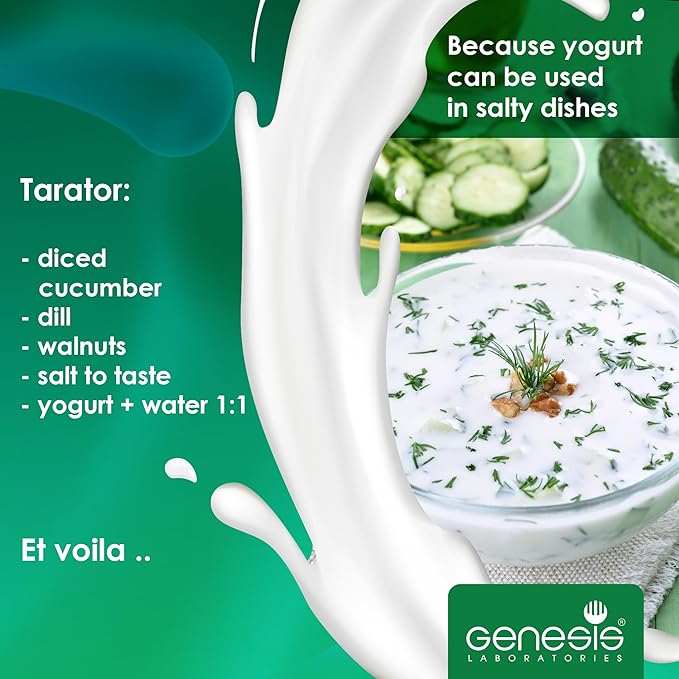 Bio Bulgarian Yogurt Starter Culture For Bio Yogurt Natural Probiotic Yogurt Culture Starter Homemade Yoghurt Starter up to 50 Liters Lactobacillus bulgaricus 10 sachets
