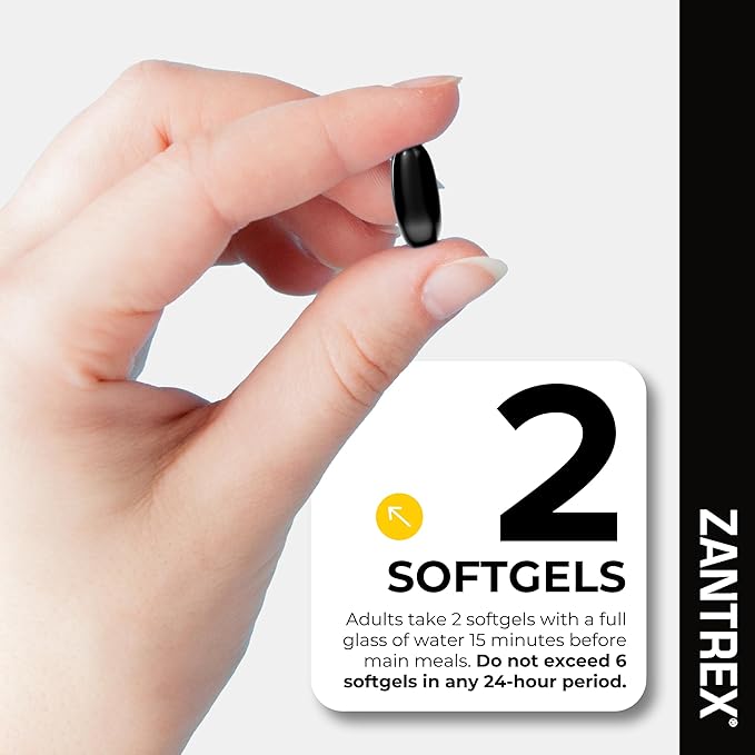 Zantrex Black – Naturally Boost GLP-1 &amp Metabolism Support | Thermogenic Energy Weight Management Formula | 120 Count