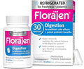Florajen Digestion Probiotics Gut Health Supplement with Constipation and Bloating Relief for Adults 30 Count (Refrigerated)