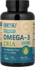 DEVA Vegan Vitamins DHA Softgels 90 Count