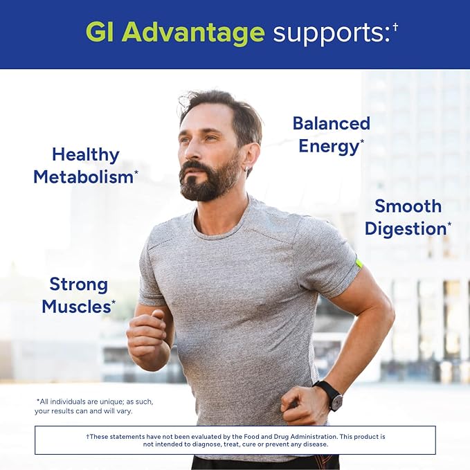 Gundry MD GI Advantage Gut Supplement with Probiotics Digestive Enzymes and Superfruit Extracts for Strong Metabolism Energy Digestion and Muscle Support - (30 Servings)