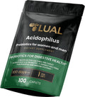 LUAL Acidophilus Probiotics for Women &amp Men – 2 Billion CFU per Caplet. Supports Digestive &amp Immune Health. Gluten-Free Non-GMO – 100 Caplets – 100 Days Supply – 1 Per Day