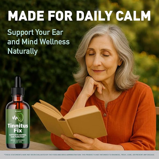 (3 Pack) TinnitusFix Drops - Official TinnitusFix Advanced Liquid Hearing Support Drop All Natural TinnitusFix Supplement Vitamins for Ear &amp Hearing Wellness Support Reviews 3 Bottles for 3 Mont