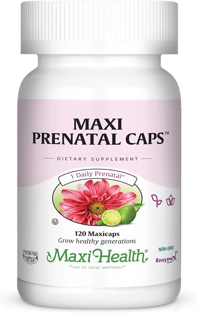 Prenatal Vitamins for Women – Complete Pregnancy Multivitamin with Folic Acid Iron Vitamin D3 B12 Zinc &amp Biotin – Daily Prenatal Support Before During &amp After Pregnancy – 120 Capsules
