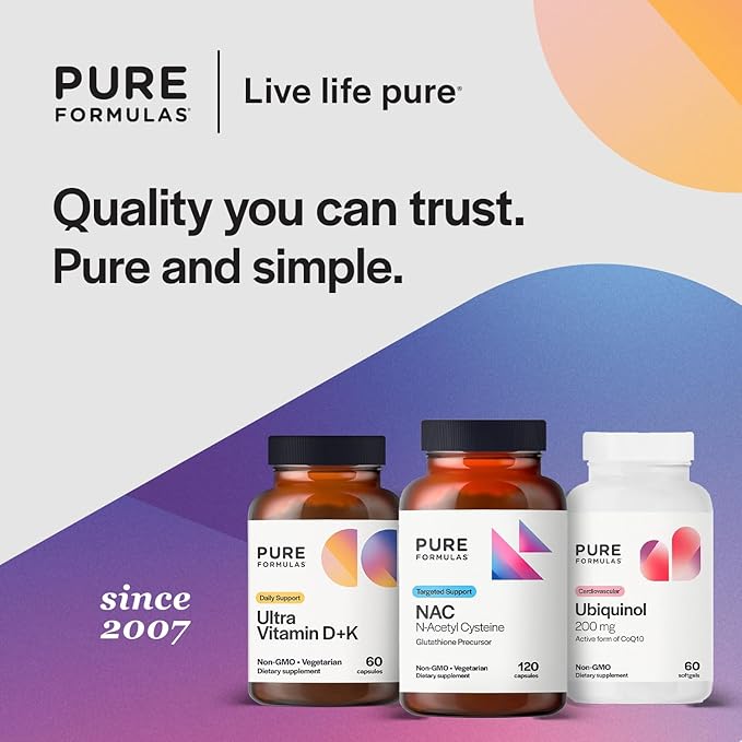 PureFormulas N-Acetyl-L-Cysteine - NAC Supplement Capsules 900mg NAC Antioxidant Glutathione Precursor - Detox + Workout Recovery and Immune Support - Non-GMO + Vegetarian Supplement -120 Capsules