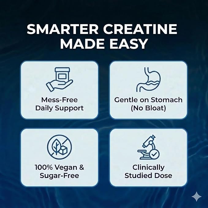 Chewable Creatine Monohydrate Gummies 5000mg — Sugar-Free Creatine Chews No Powder No Shaker No Mess No Bloat — Easy On-the-Go Supplement for Strength Training &amp Muscle Recovery — 60ct Mixed B