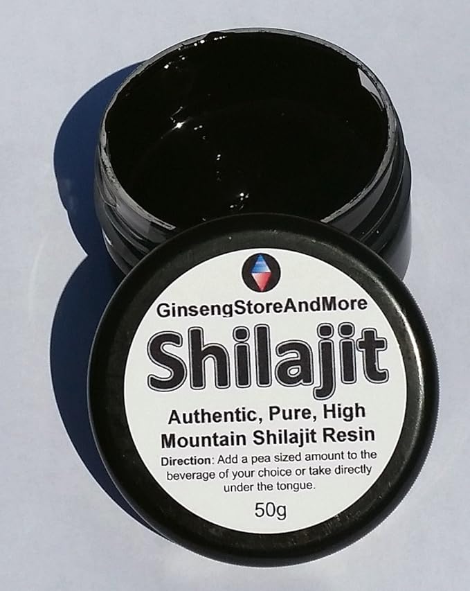 Shilajit 500 Servings (50g) Authentic Pure High Mountain Shilajit Resin | Amazing Source of Fulvic Acid Trace Minerals Boost Energy Great for Men and Women