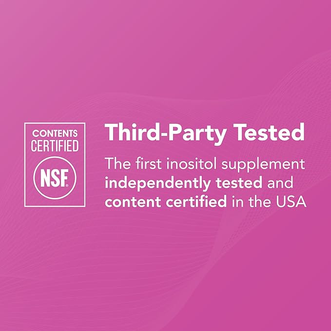 Theralogix Ovasitol Inositol Powder - 180-Day Supply - Myo-Inositol &amp D-Chiro Inositol for Hormone Balance &amp Ovarian Function Support* - NSF Certified (360 Servings) 28.24 Ounce (Pack of 2)