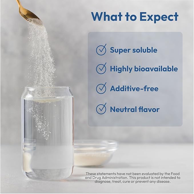 ANDREW LESSMAN Marine Collagen Peptides Powder and MSM 240 Servings - Supports Radiant Smooth Soft Skin Comfortable Joints. Pure. Super Soluble No Fishy Flavor No Additives Non-GMO