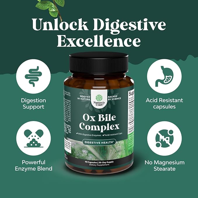 Bundle of Digestive Enzymes with Ox Bile Supplements for No Gallbladder for Pancrease Cleanse &amp Detox and High Absorption Magnesium Sleep Supplement Magtein Magnesium L-Threonate and Apigenin Thea