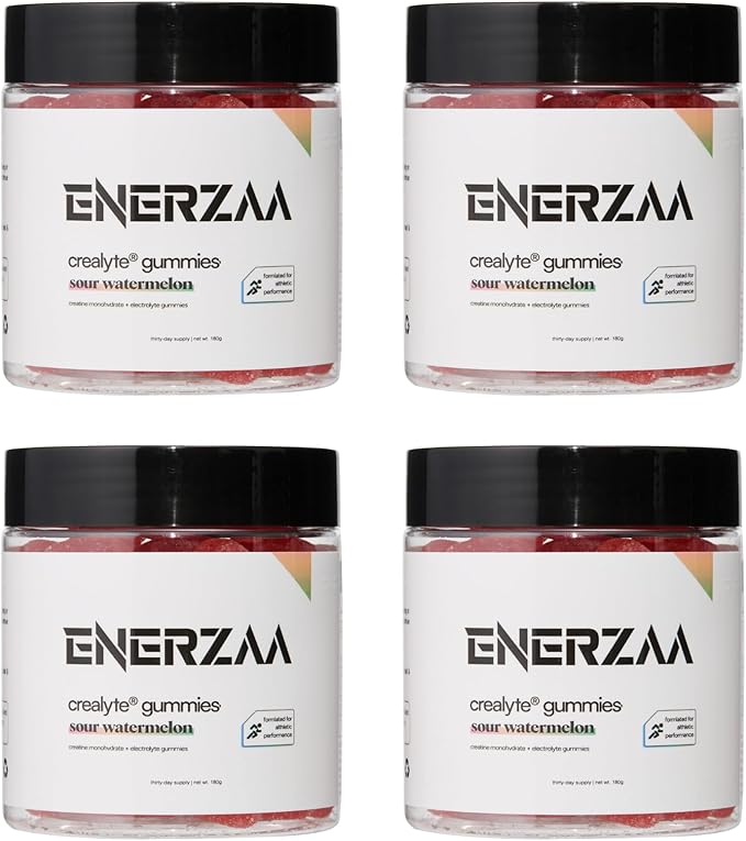 Daily Creatine Complex Gummies – 4.5g Active Blend with Essential Electrolytes – 2 Gummies per Day | 60 Count Jar | Supports Daily Vitality &amp Hydration (Pack of 2 Sour Watermelon Flavor)