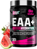 Nutrex Research EAA Hydration | EAAs + BCAA Powder | Muscle Recovery Strength Muscle Building Endurance | 8G Essential Amino Acids + Electrolytes | Strawberry Watermelon 30 Serving