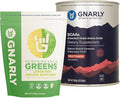 Gnarly Nutrition BCAAs Fruit Punch (10.58oz) Performance Greens Lemon Mint (11.64 oz)