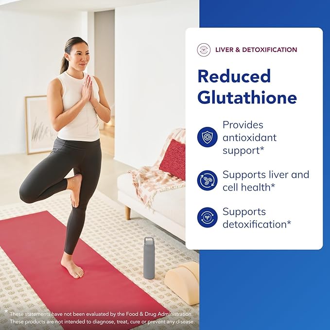 Pure Encapsulations Reduced Glutathione | Hypoallergenic Antioxidant Supplement to Support Liver and Cell Health* | 120 Capsules