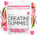 Bear Balanced Creatine Gummies for Men &amp Women - Creapure® Creatine Monohydrate L-Theanine L-Tyrosine &amp B12 for Muscle Growth Strength Focus Energy &amp Health - Low Calorie Sugar-Free
