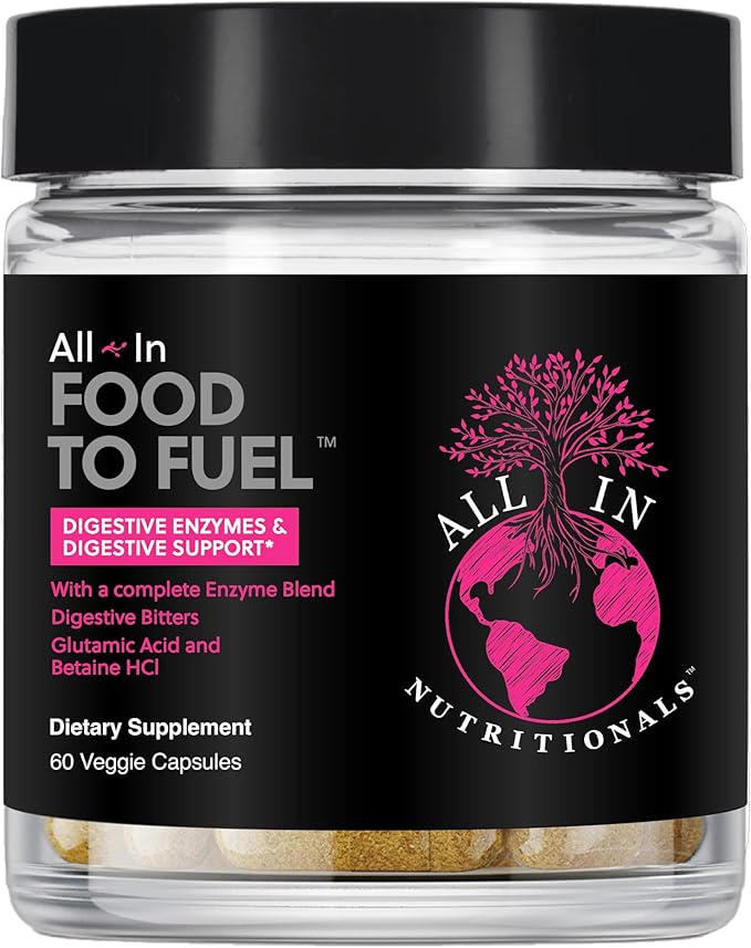All In Nutritionals Food to Fuel- Formulated to Support The Digestion Absorption and Assimilation of All Food Groups. 30 Servings in Every Jar!