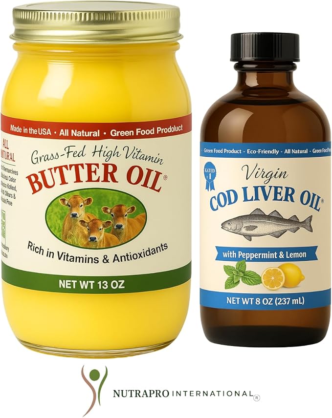 Virgin Cod Liver Oil - 8 Fl oz Natural Wild Caught &amp Fresh Tasting.High in Vitamin D Omega 3 DHA/EPA (Lemon Flavored)